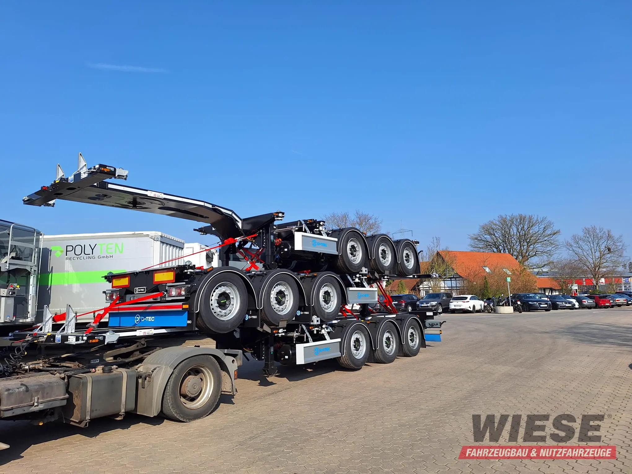 D-TEC Containerchassis Flexitrailer