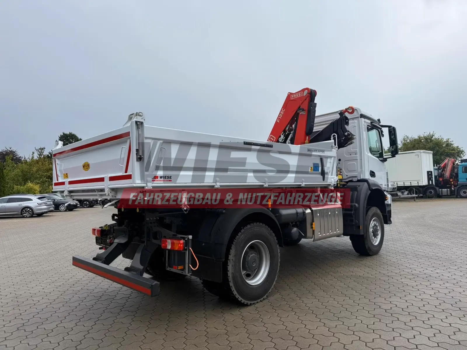 Mercedes-Benz Arocs 1835 4x4 Allrad Fassi F135 Kran Kipper