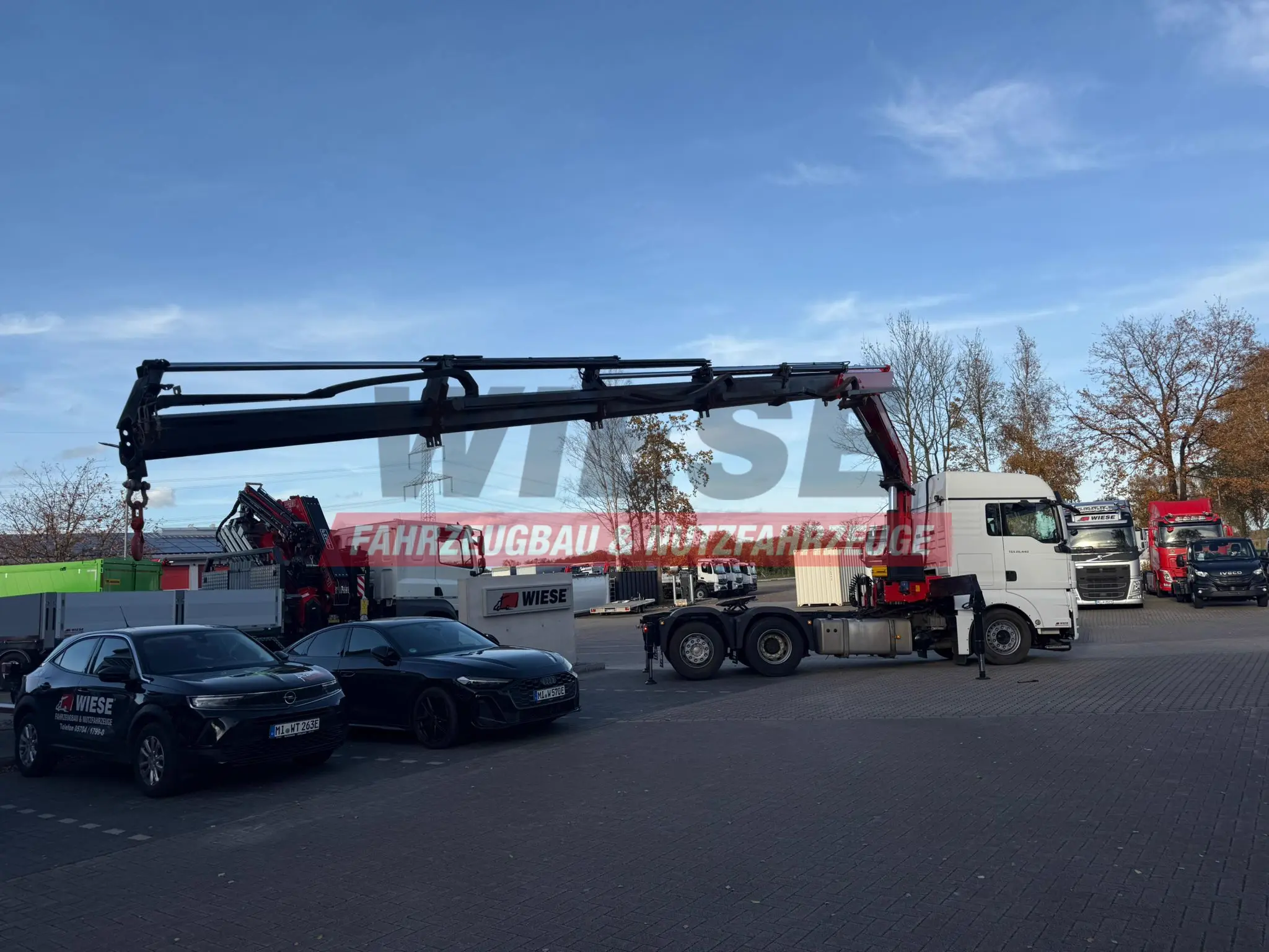 MAN TGX 26.440 6x2 mit HMF 3000-5 Kran TÜV NEU