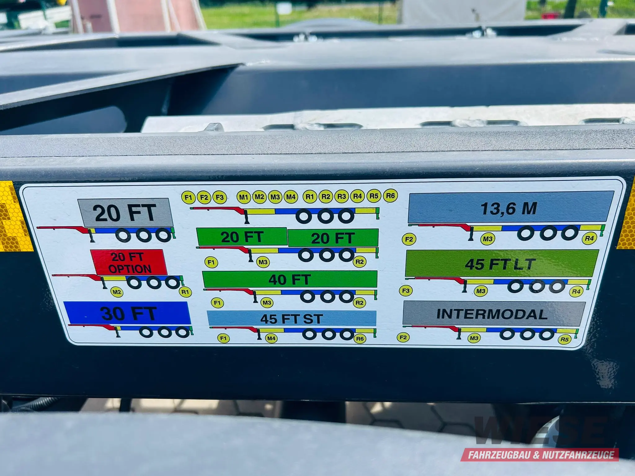 Kässbohrer K.SHG Multi Containerchassis ausziehbar