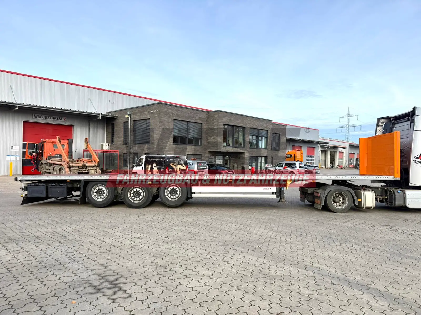 Schmitz Cargobull SCB S3T 3-Achs Plattform Auflieger Guter Zustand