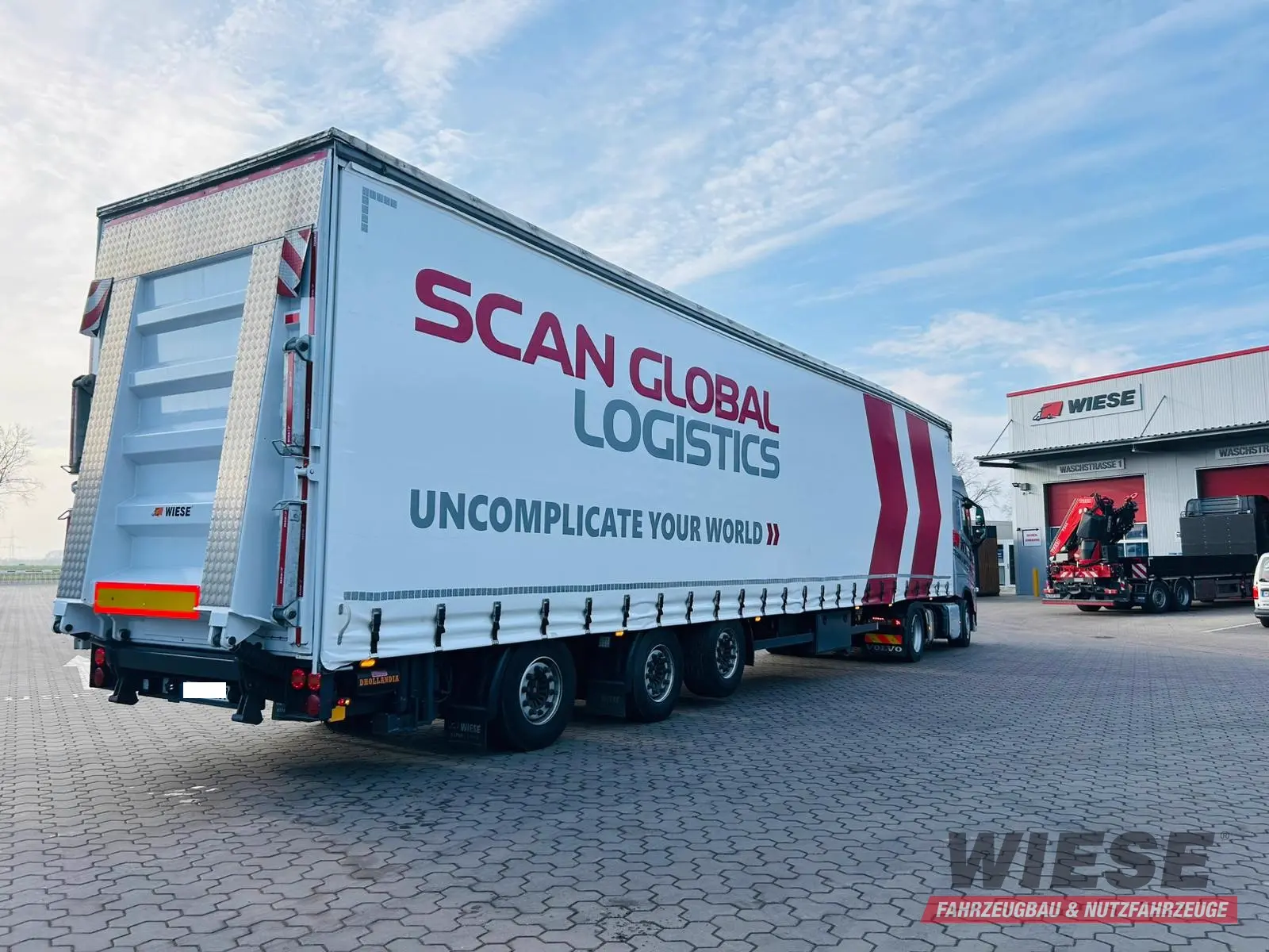 Andere Mega Gabelstaplertransporter Ladebordwand 9t