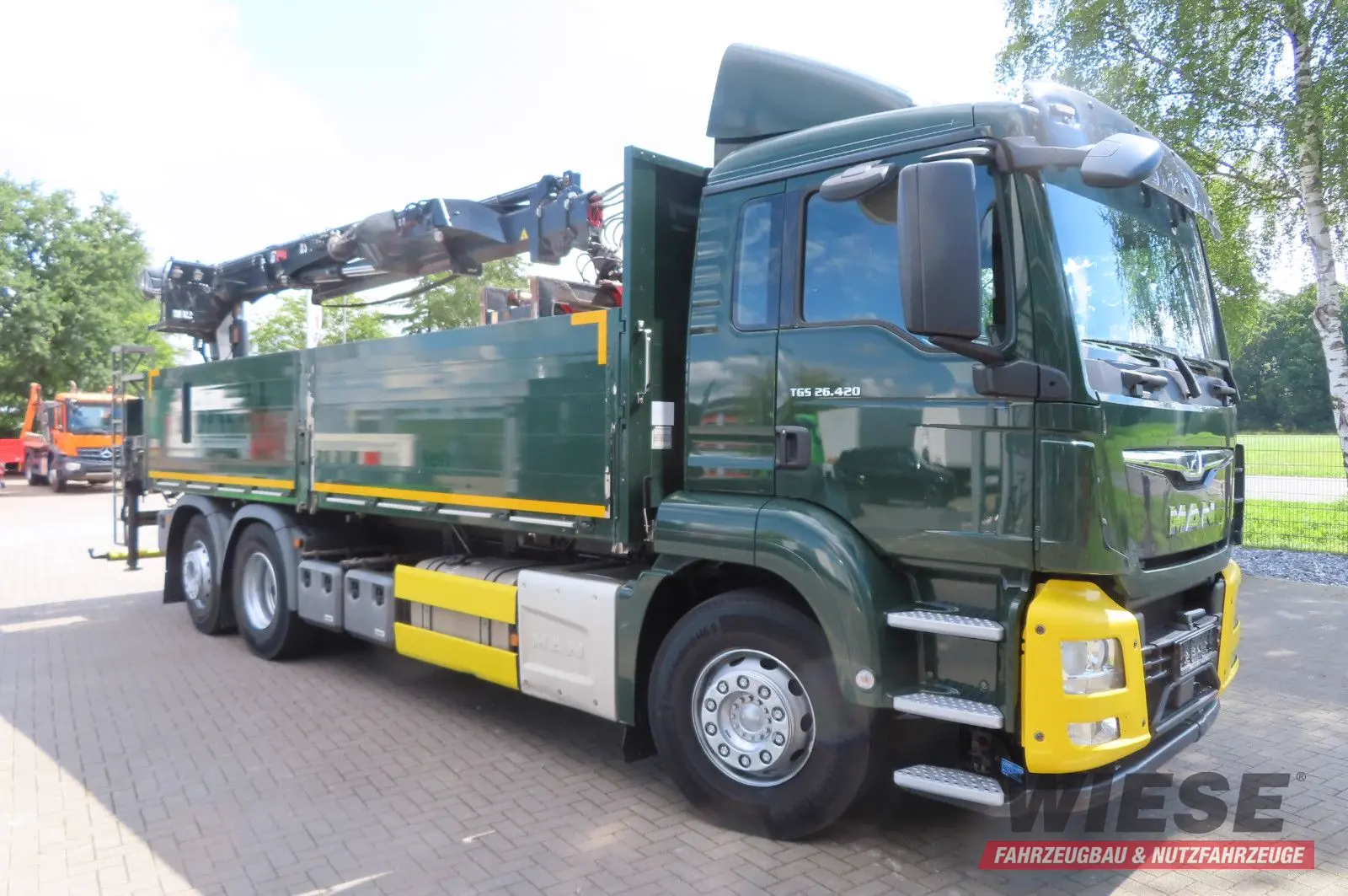 MAN TGX 26.500 6x2 - Baustoff - HIAB Kran