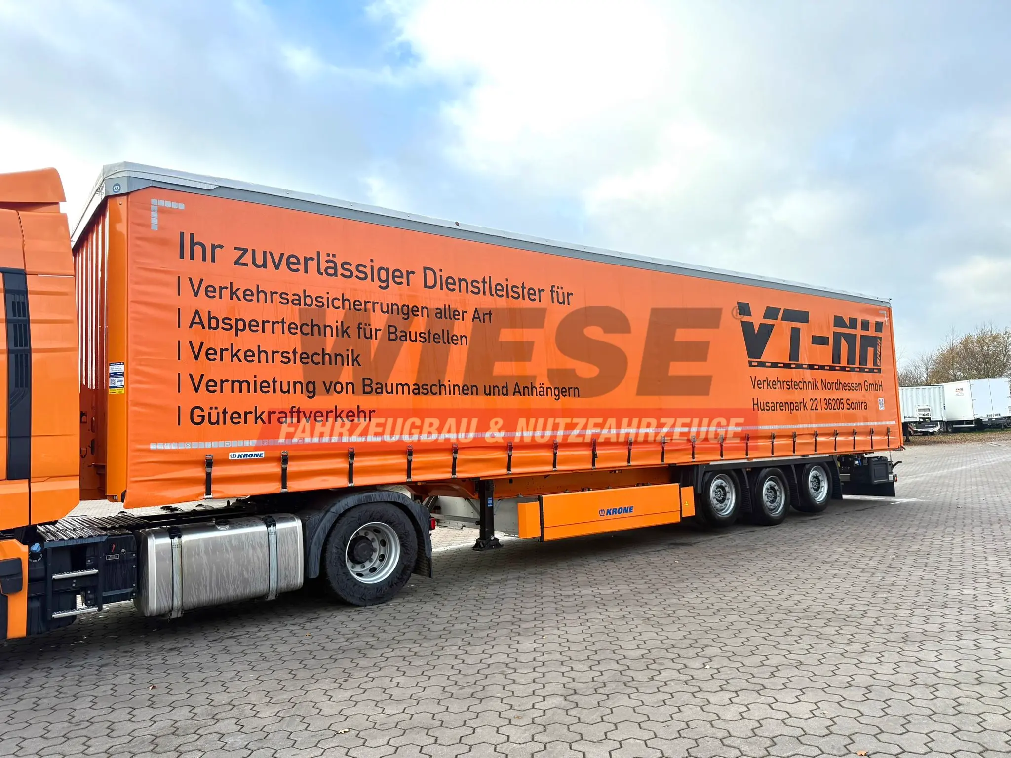 Krone Schiebeplanen Auflieger Code XL