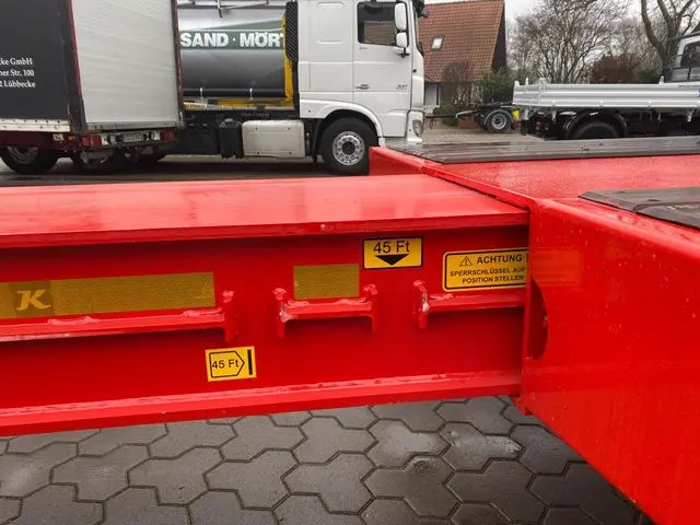 Kässbohrer K.SLA 3 ausziehbarer tele Tiefbett Auflieger