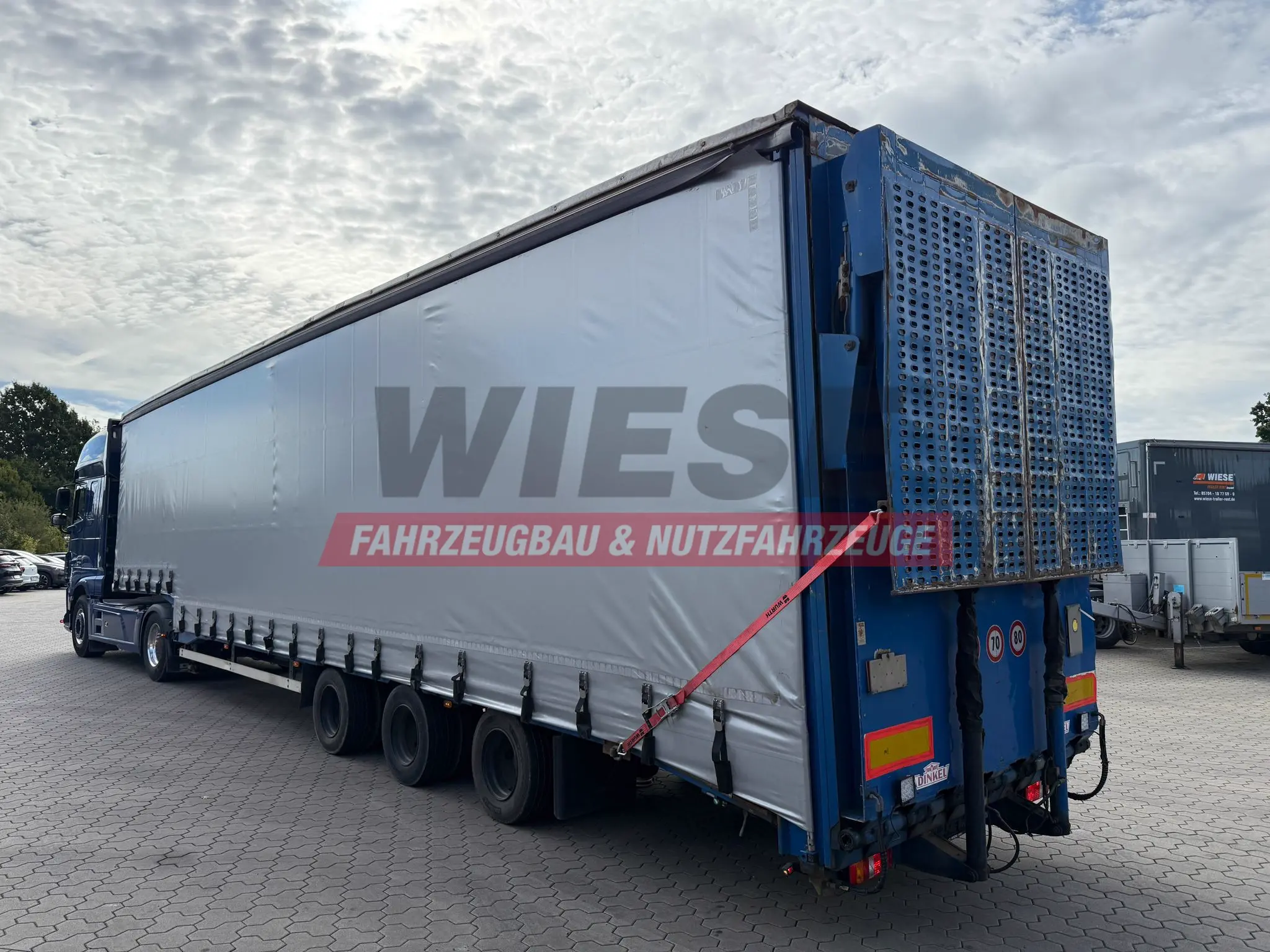 Dinkel Gabelstapler-Transporter mit Rampe