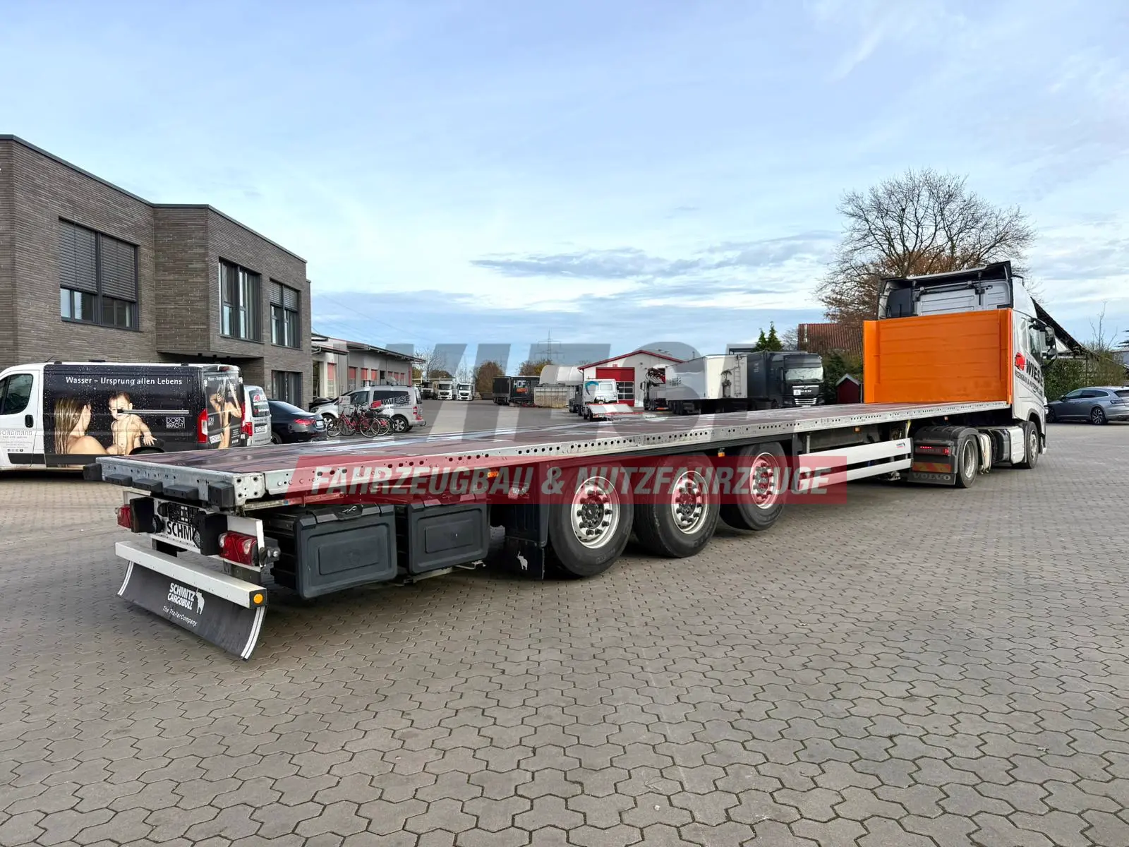 Schmitz Cargobull SCB S3T 3-Achs Plattform Auflieger Guter Zustand