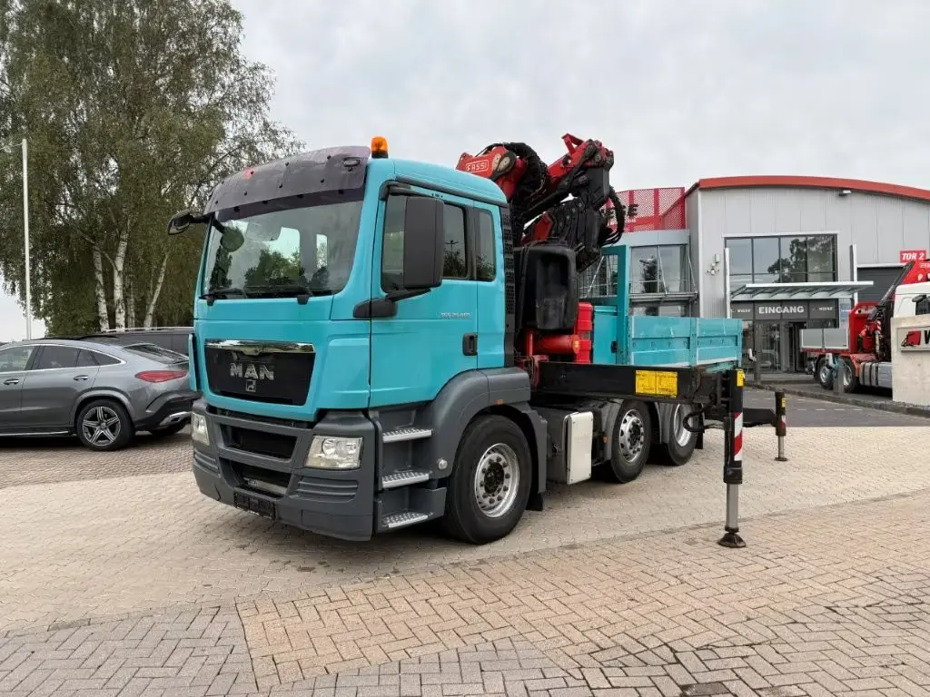 MAN TGS 26.400 6x2 Pritsche mit Fassi F450 Frontkran