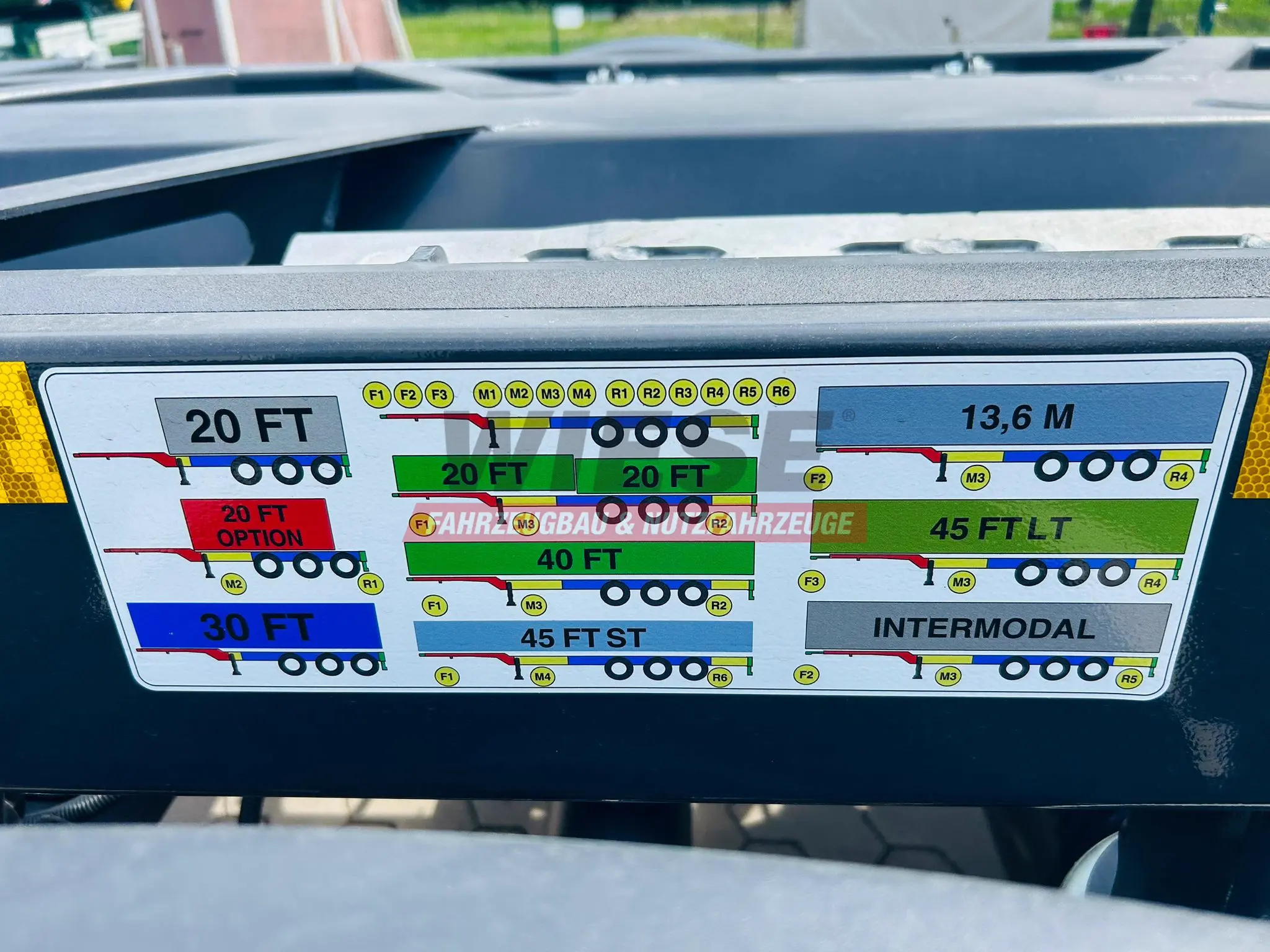 Kässbohrer K.SHG Multi Containerchassis ausziehbar