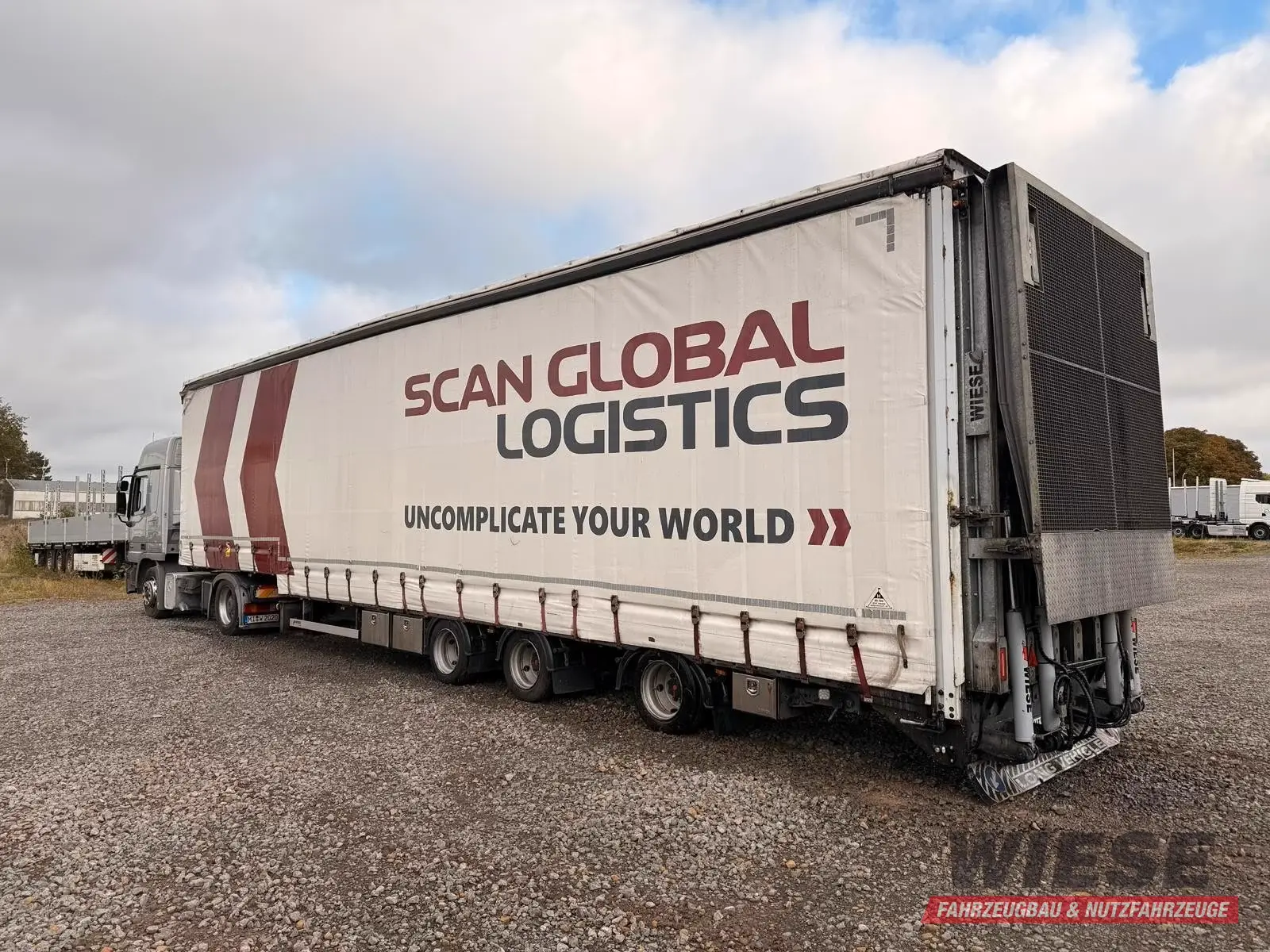 Wiese Gabelstaplertransporter Rampe Mega Lowline