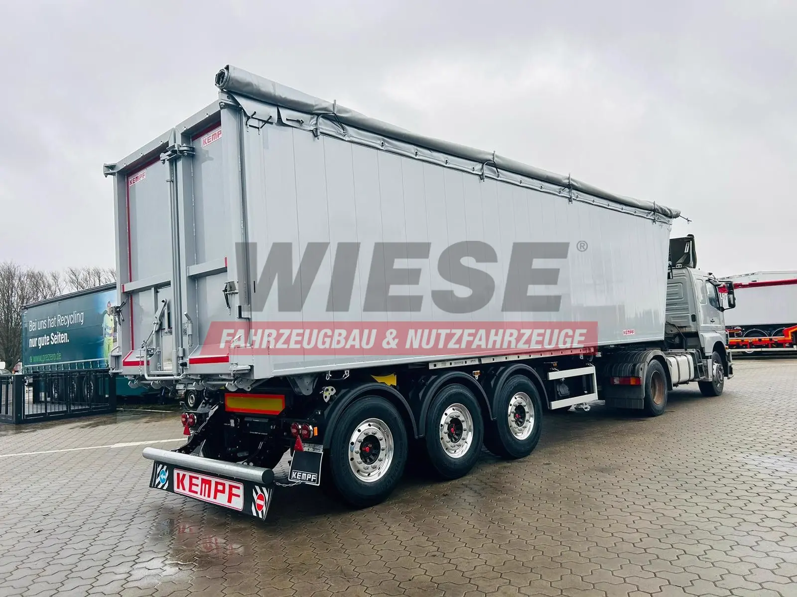 Kempf SKM 36/3 AK Alu Kipper 55 m³ Waschgerät