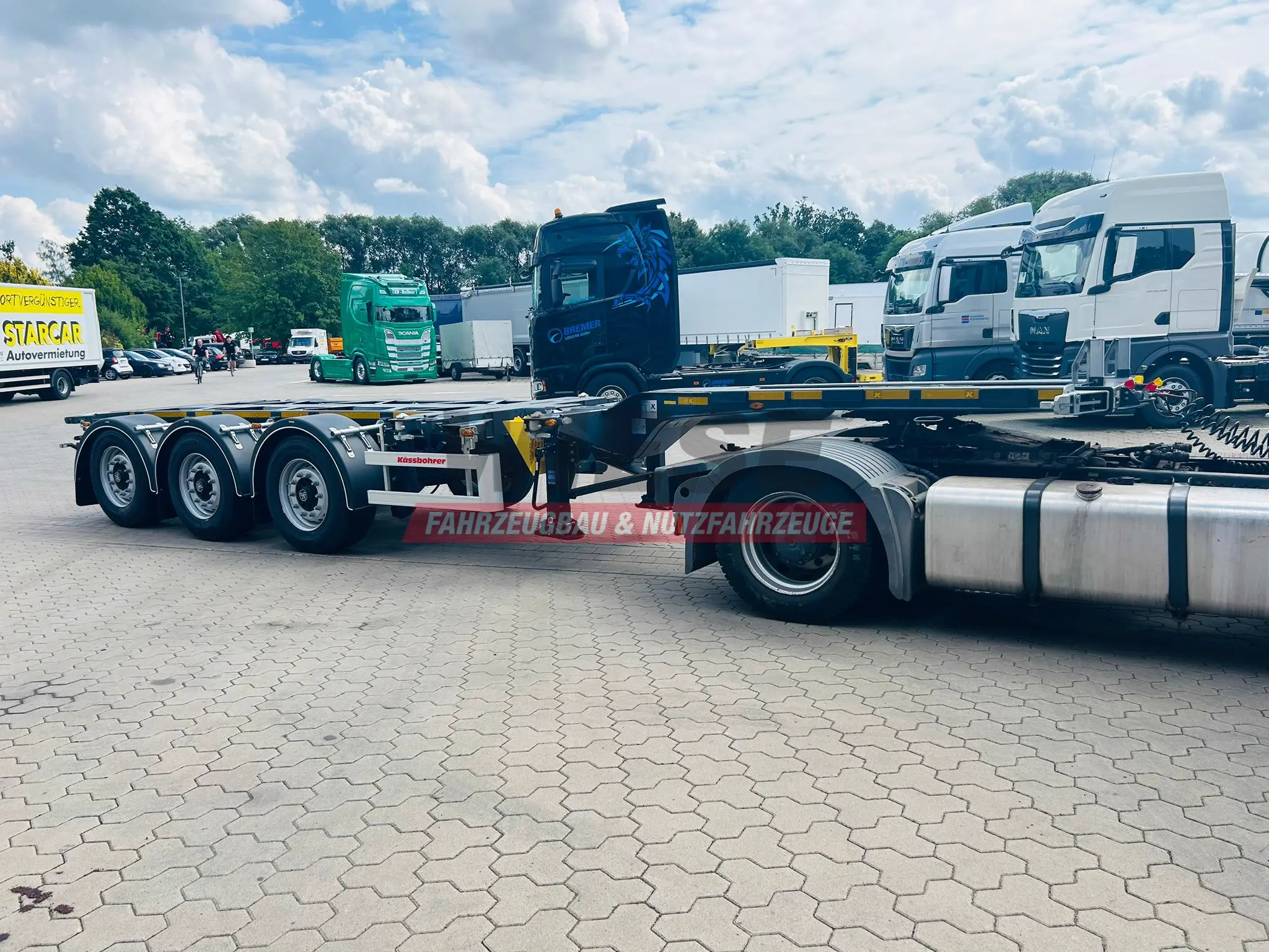 Kässbohrer K.SHG Multi Containerchassis ausziehbar