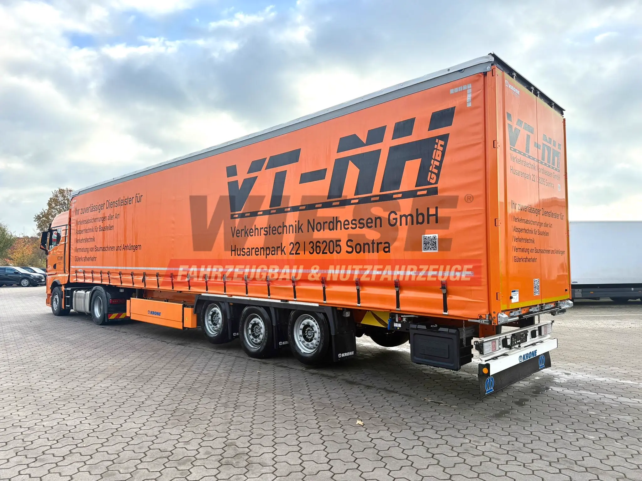 Krone Schiebeplanen Auflieger Code XL