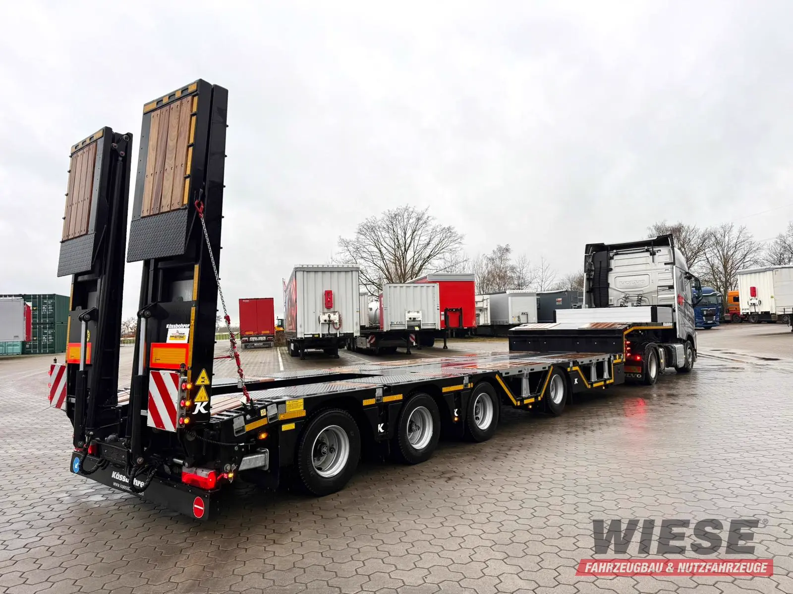 Kässbohrer K.SLA R 4 / 2N 18/40 Tieflader Radmulden