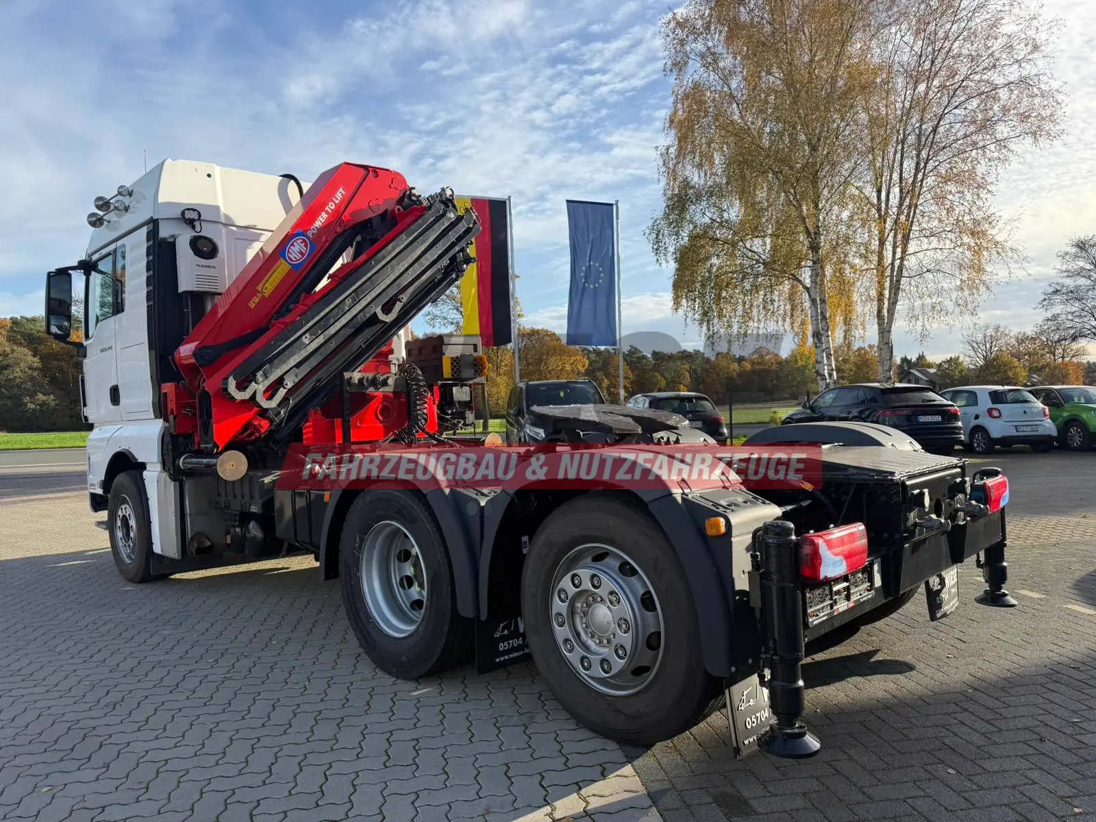 MAN TGX 26.440 6x2 mit HMF 3000-5 Kran TÜV NEU