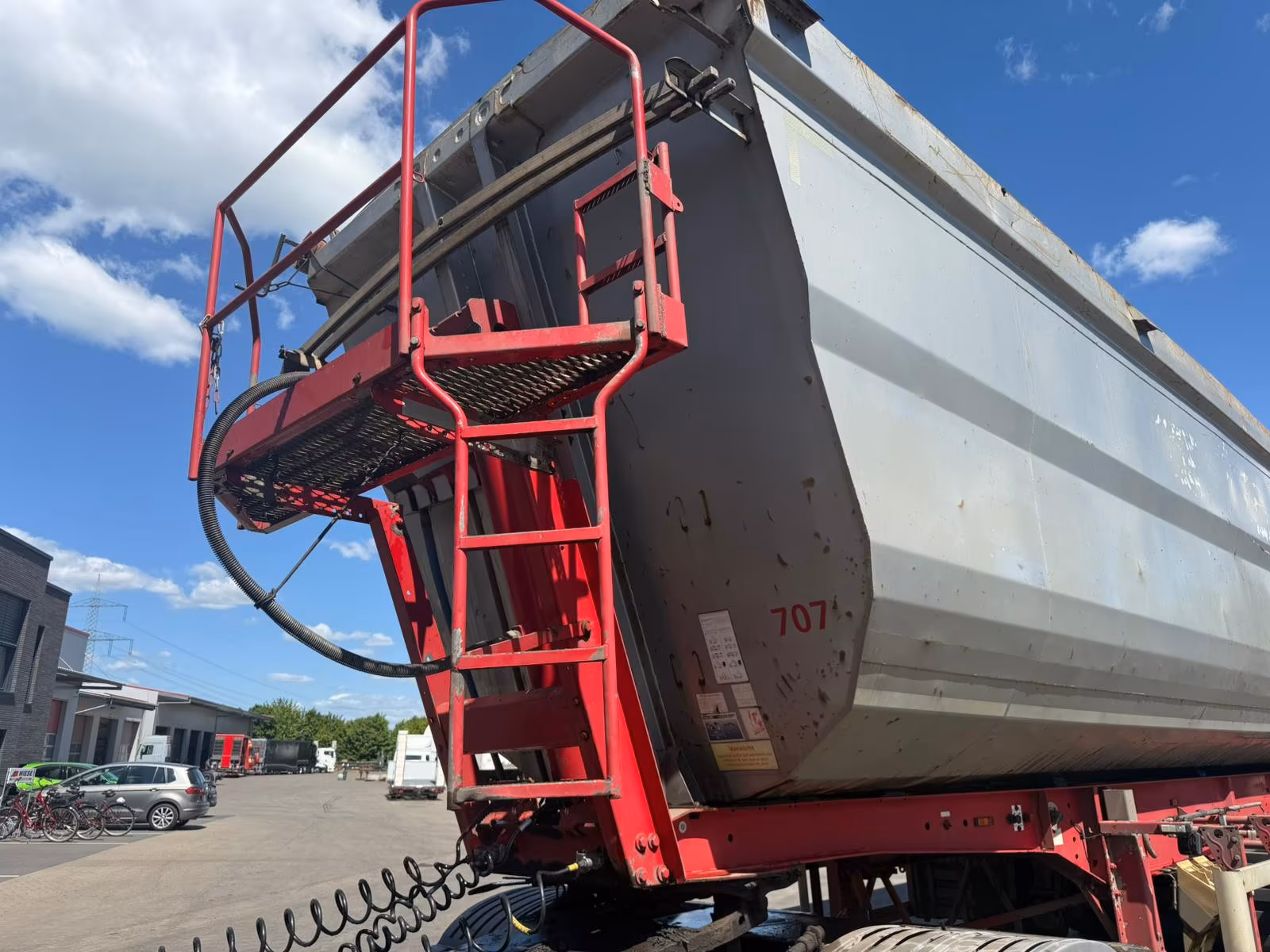 Kempf SKM 35/3 Stahl Kipper 50m³ Schrott