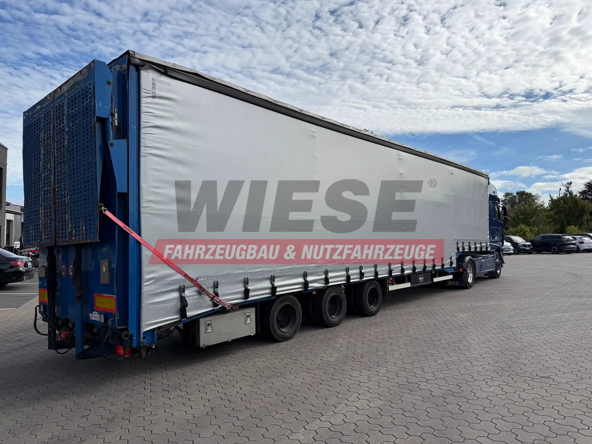 Dinkel Gabelstapler-Transporter mit Rampe