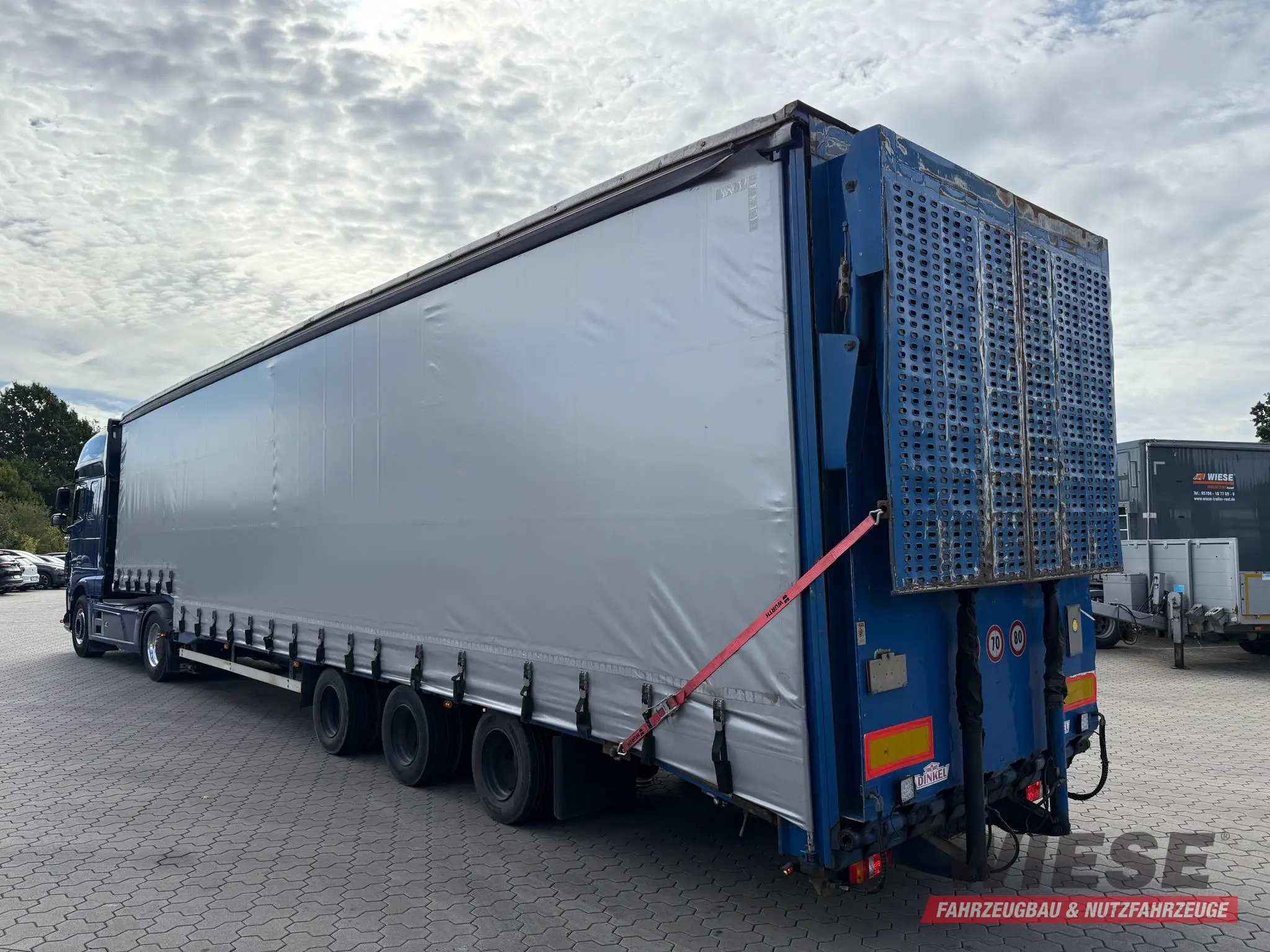 Dinkel Gabelstapler-Transporter mit Rampe