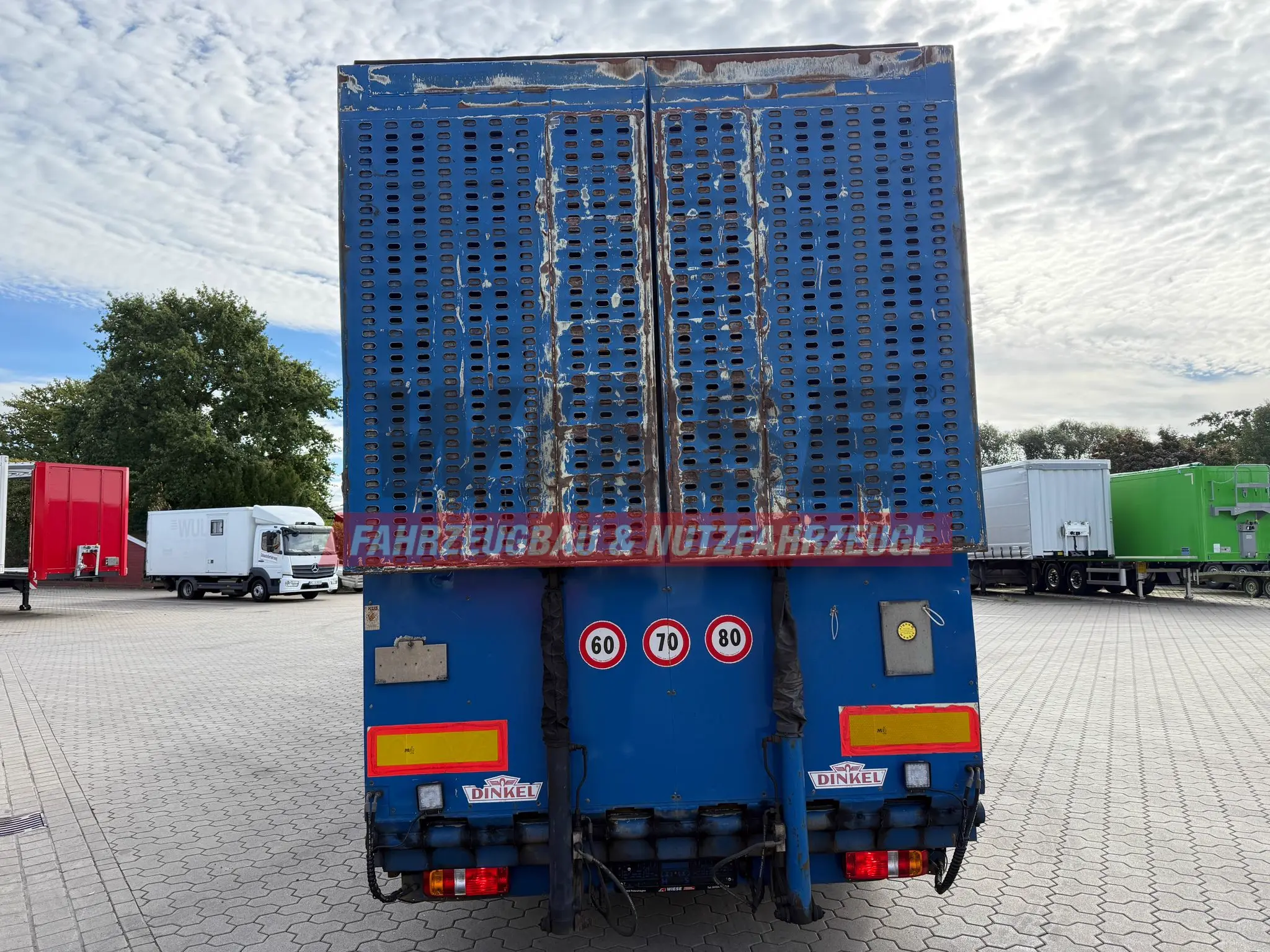Dinkel Gabelstapler-Transporter mit Rampe
