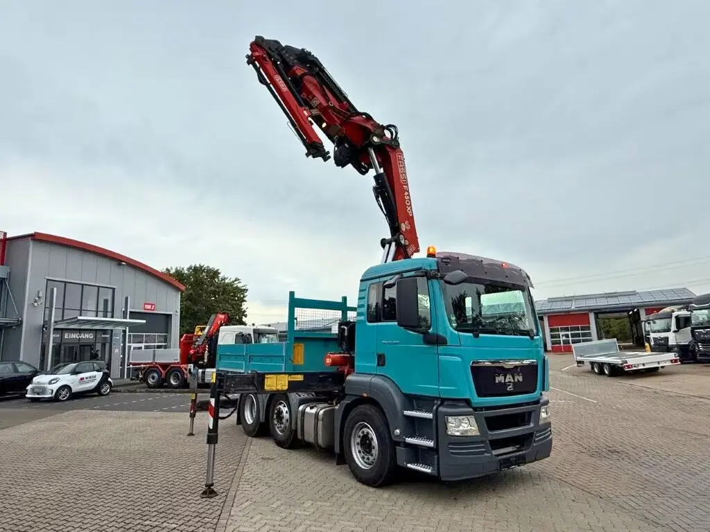 MAN TGS 26.400 6x2 Pritsche mit Fassi F450 Frontkran