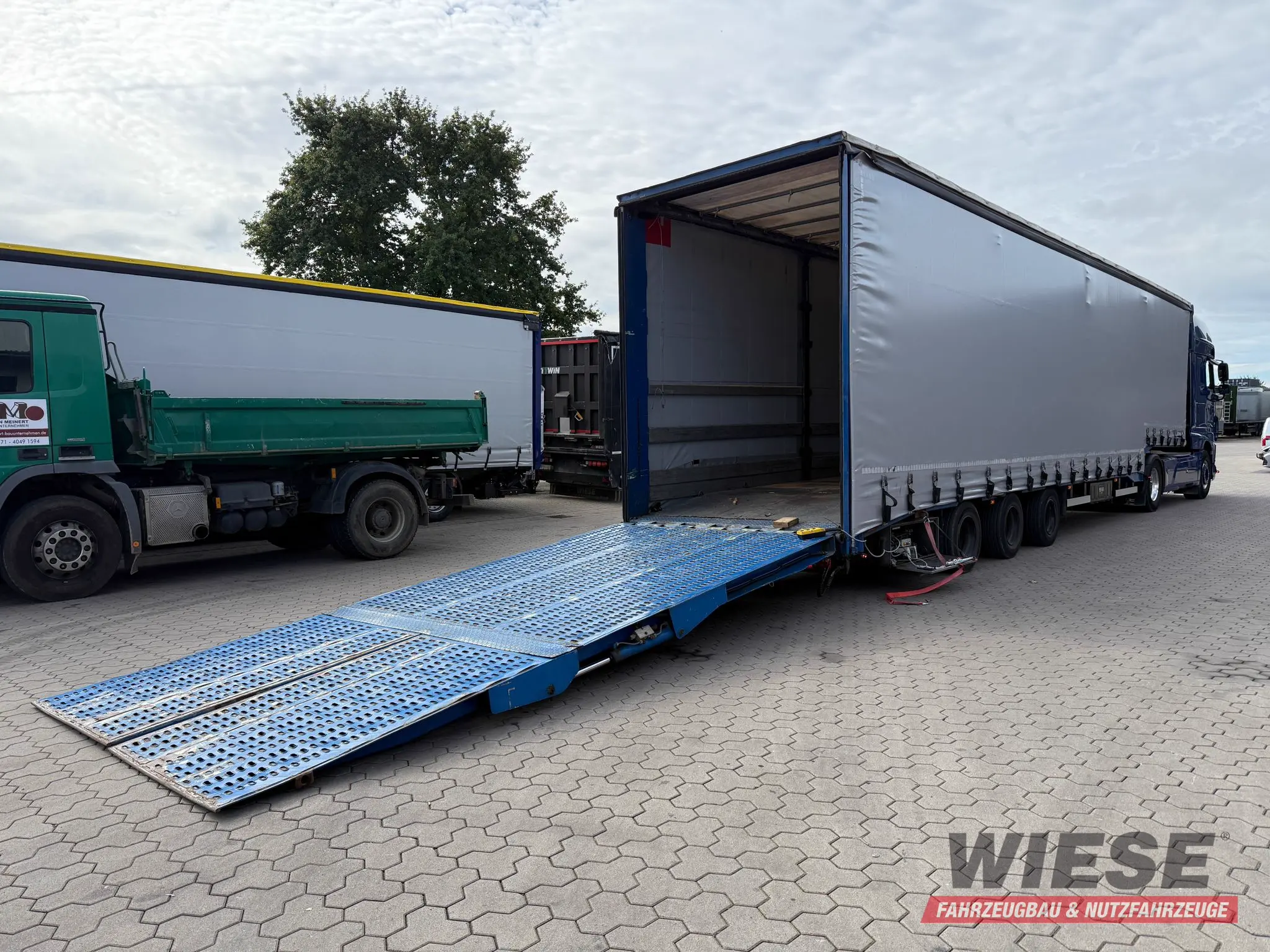 Dinkel Gabelstapler-Transporter mit Rampe