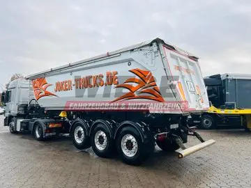 MEGA Neuwertig Stahlkipper - E-Verdeck - 30 m³