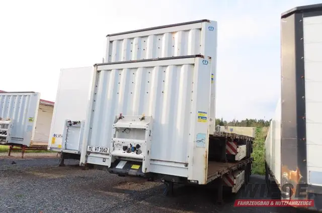 Krone Stahlmattenauflieger mit Bordwände