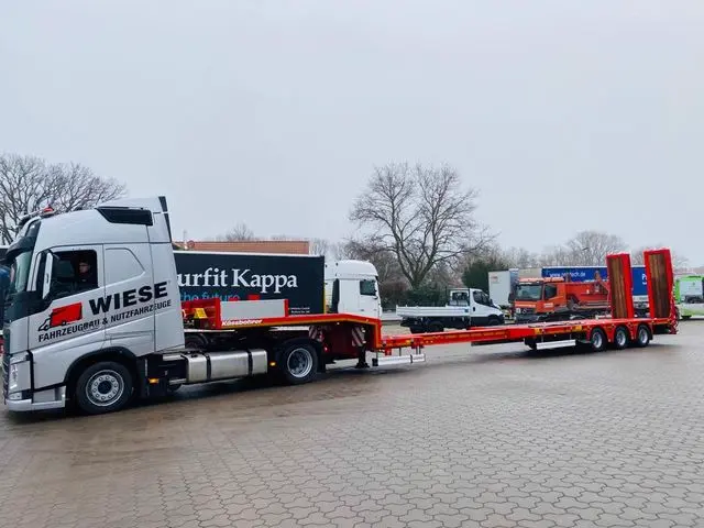 Kässbohrer K.SLA 3 ausziehbarer tele Tiefbett Auflieger