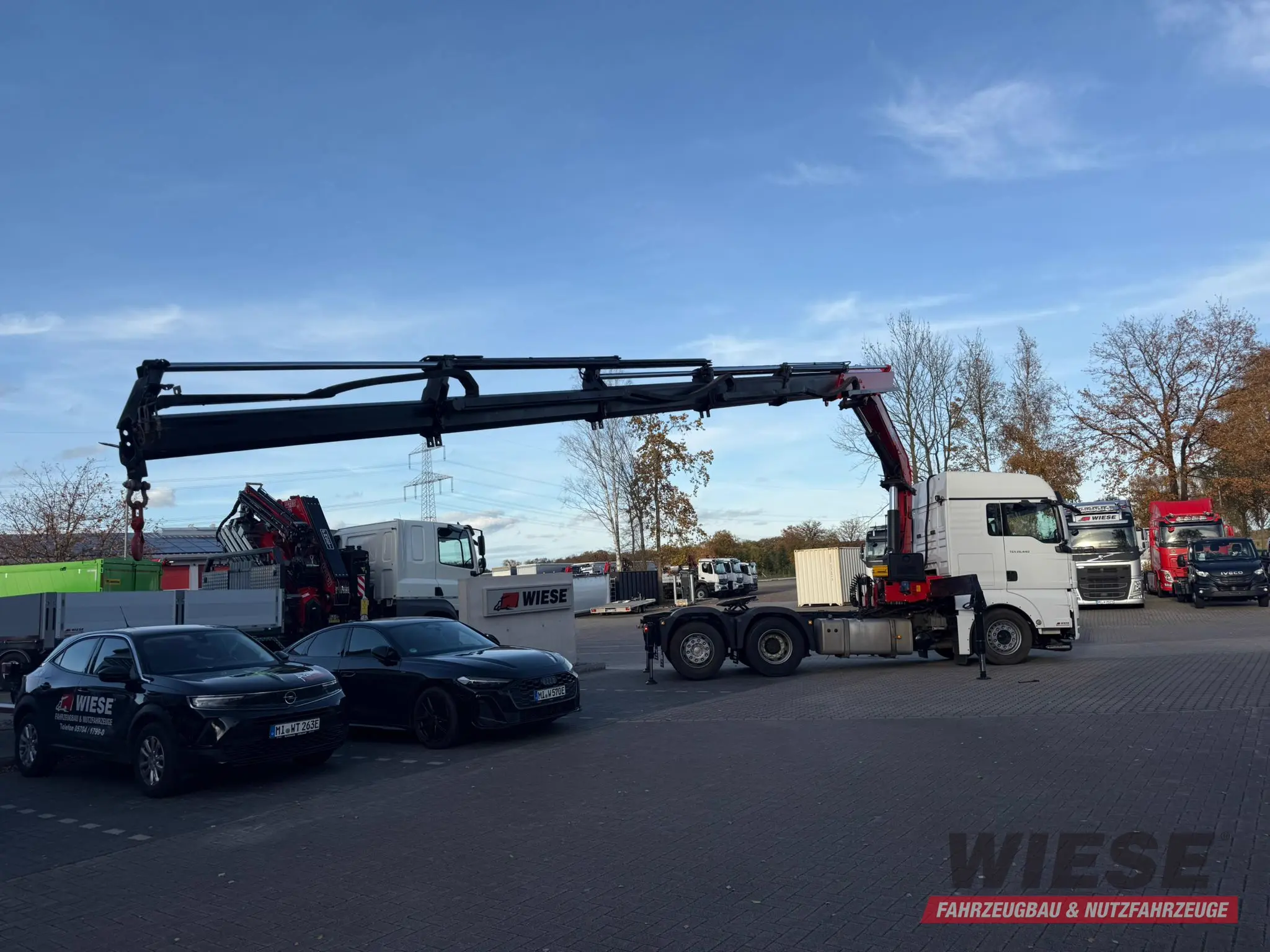 MAN TGX 26.440 6x2 mit HMF 3000-5 Kran TÜV NEU