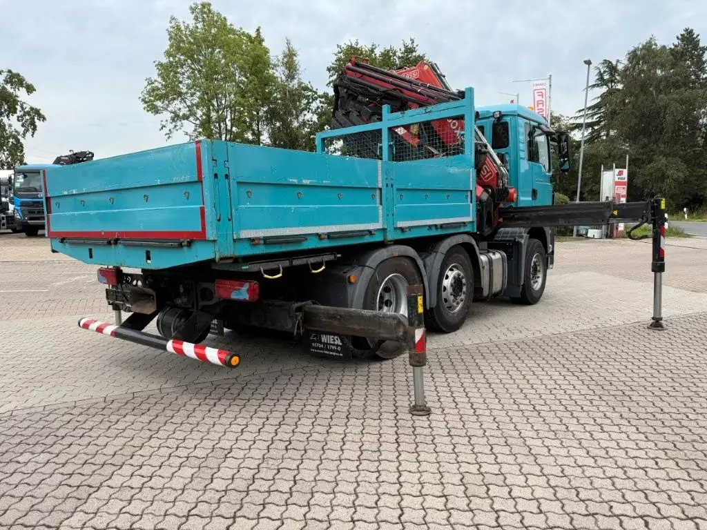 MAN TGS 26.400 6x2 Pritsche mit Fassi F450 Frontkran