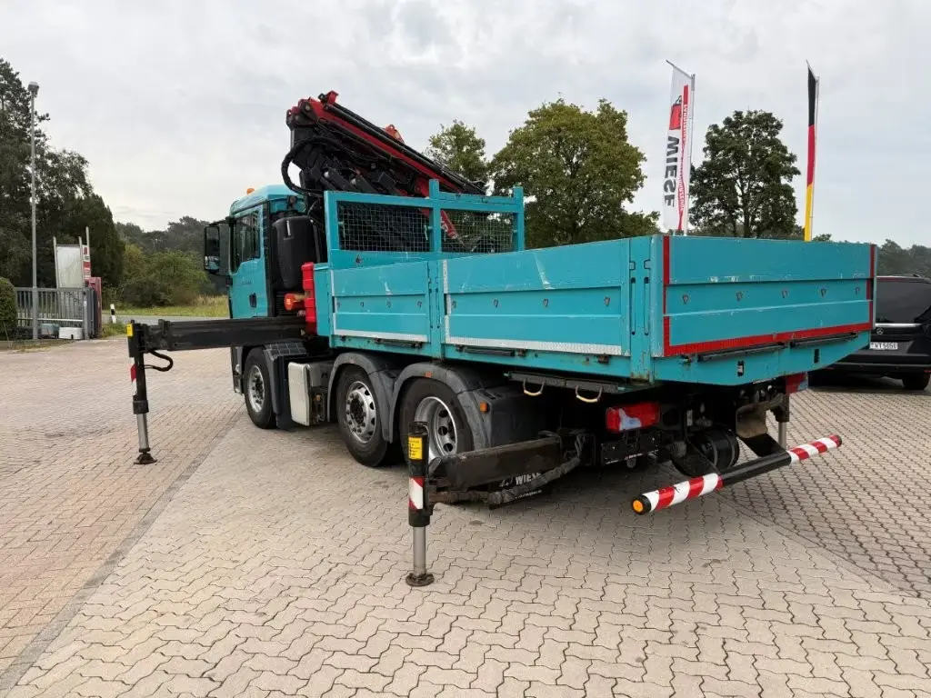 MAN TGS 26.400 6x2 Pritsche mit Fassi F450 Frontkran