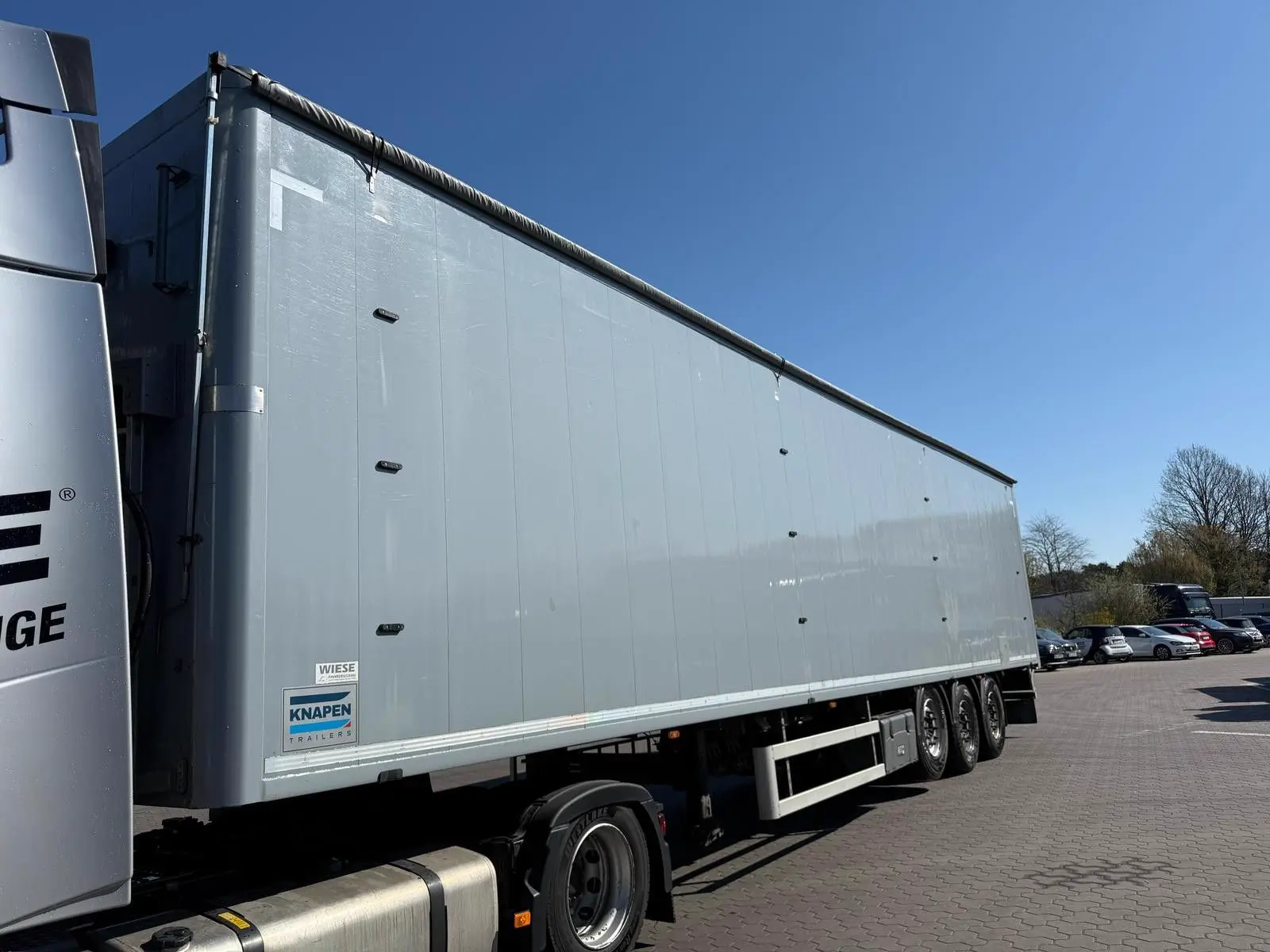 Knapen K100 Schubboden 92m³ 10 mm Boden, top Zustand